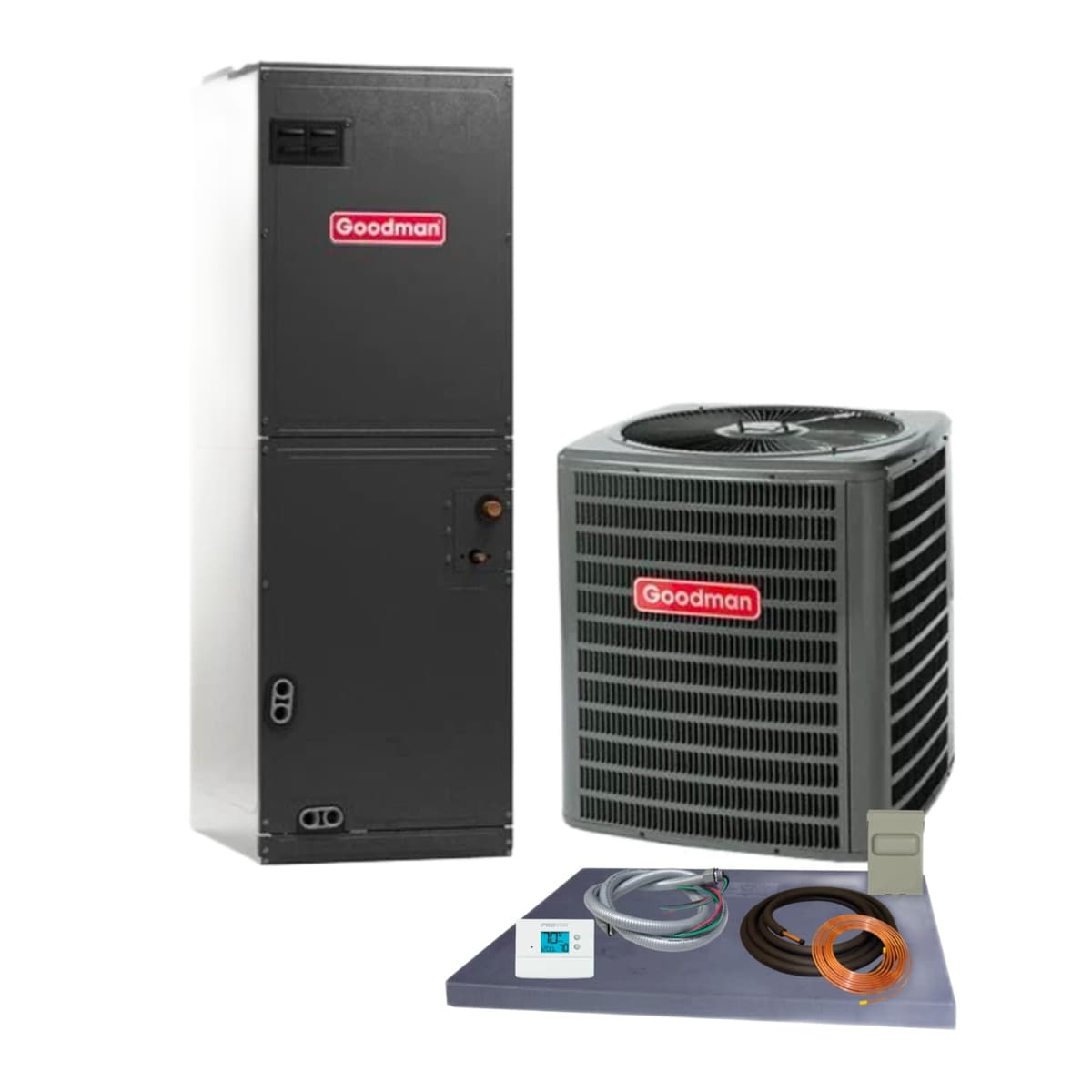 4 Ton Heat Pump | Goodman Up to 15.2 SEER2 Single-Stage, R-32 | GLZS4BA4810