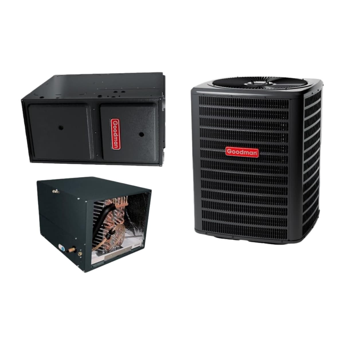 96% AFUE Gas Furnace | Goodman Two-Stage, Downflow/Horizontal, Variable-Speed ECM, Communicating | GDVT960603BN