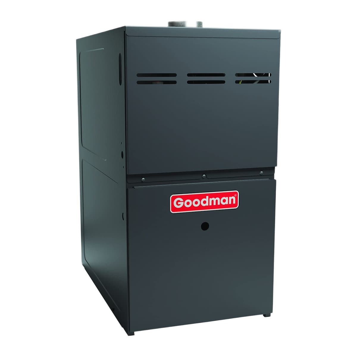 80% AFUE Gas Furnace | Goodman Two-Stage, Upflow/Horizontal, Variable-Speed ECM, Communicating | GRVT800804CN