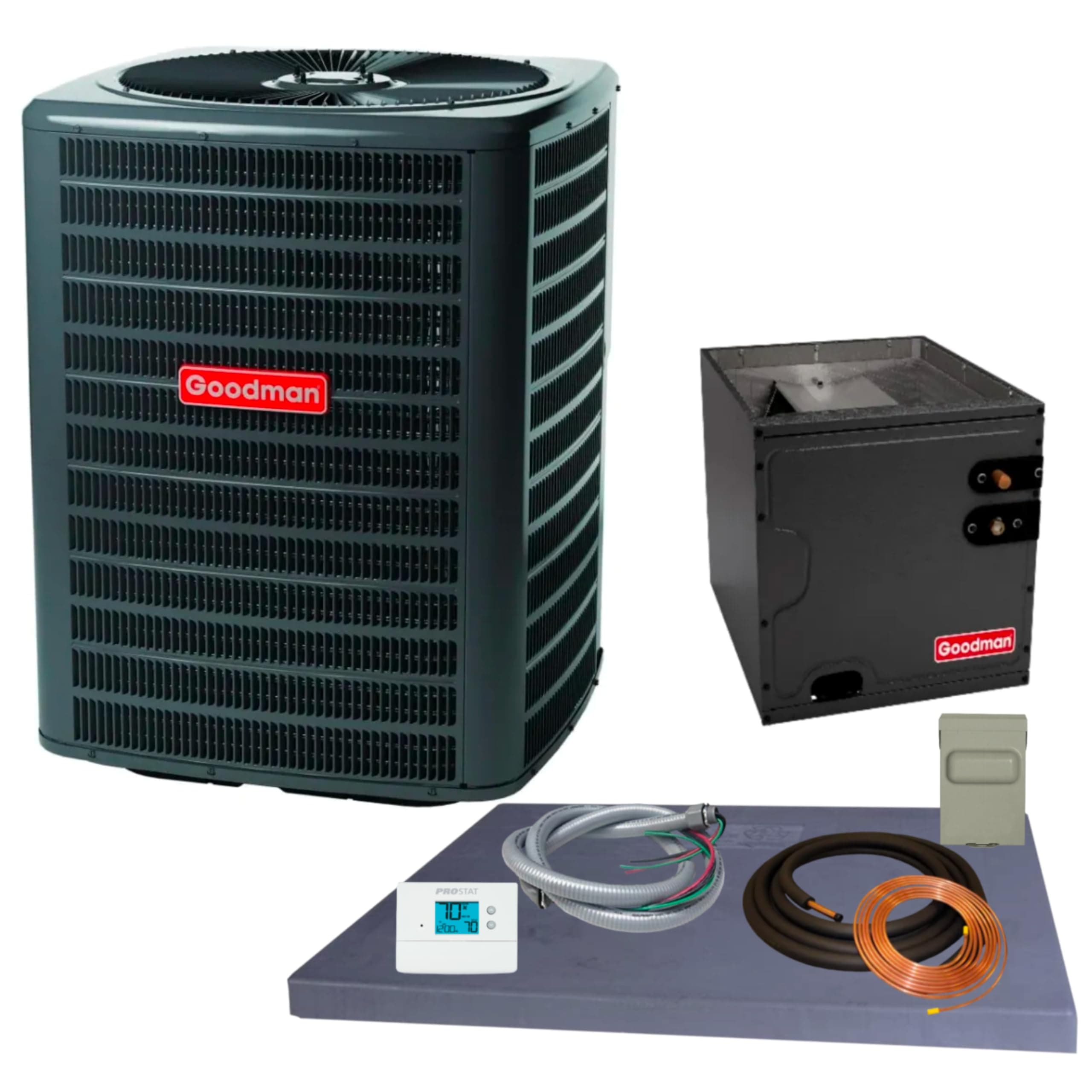 2 Ton Evaporator Coil | Goodman Cased, TXV, All-Aluminum, R-32 | CAPTA2422C3