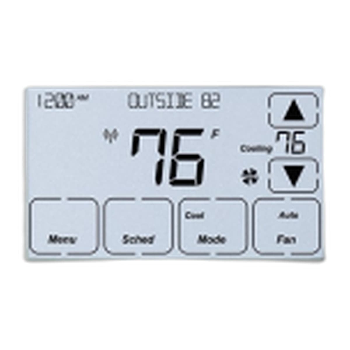Thermostat | Trane 4 H/2C Battery Powered Programmable Thermostat; Wifi Enabled with Tran | TCONT724AS42DA
