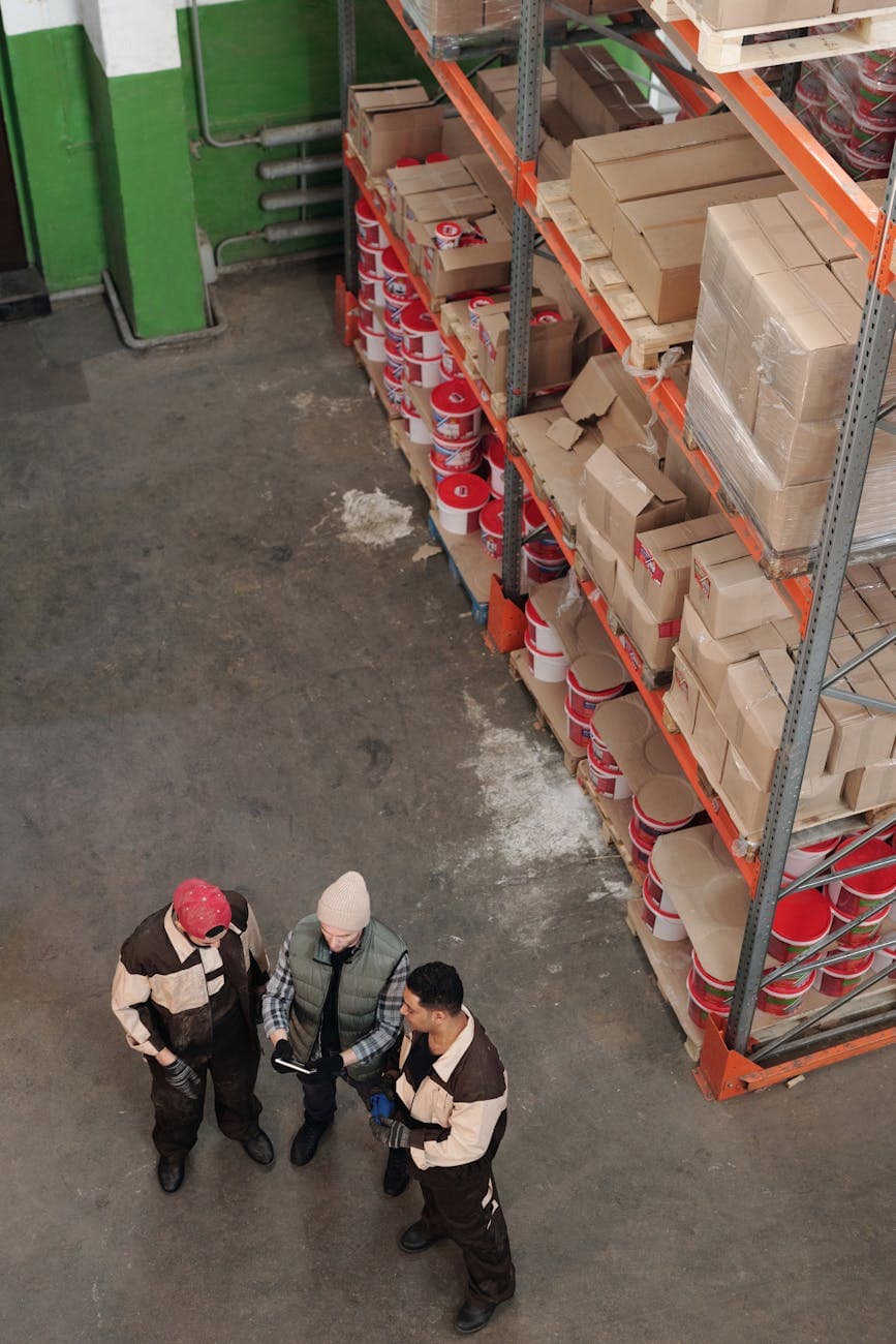 Field crew reviewing pricing on installed equipment